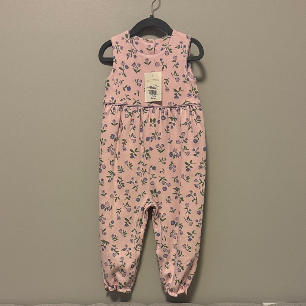 The Beaufort Bonnet Company  Romper sleeveless Rebecca romper-Pima NWT 2T